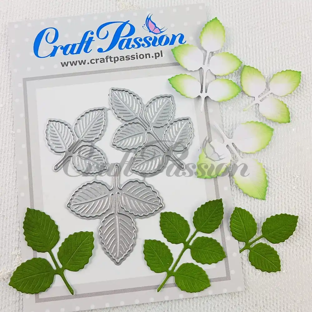 Troqueles de corte de Metal, plantillas de hojas de rosa para álbum de recortes DIY, álbum de fotos, grabado decorativo, papel artesanal, cuchillo, punzón de molde