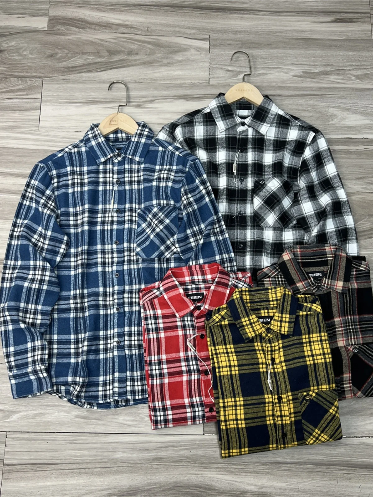 

Мужская рубашка в стиле ретро из фланели, осенне-зимняя, в клетку, с длинным рукавом, приталенная, городская, с пуговицами, не требующая глажки