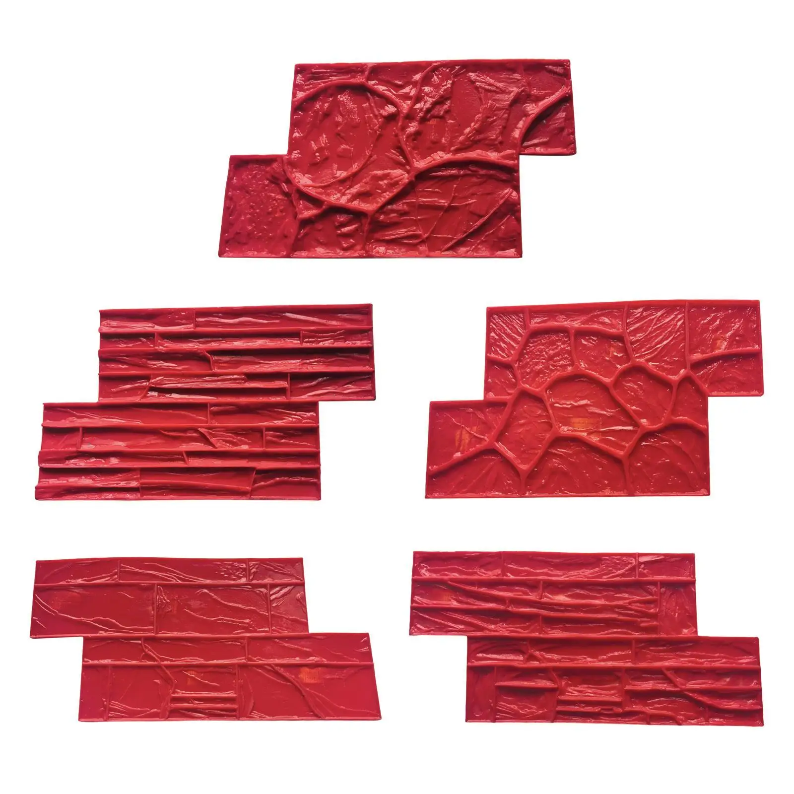 

Realistic Stone Texture Paving Pattern Maker Cement Paver DIY Stromatolite Concrete Mould for Wall Patio Courtyard Garden Yard