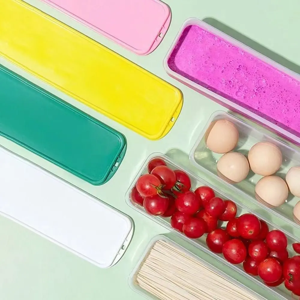 Contenedor de espagueti para mantenimiento fresco, caja de Pasta Rectangular de gran capacidad, caja de almacenamiento de fideos de plástico multifuncional, cocina