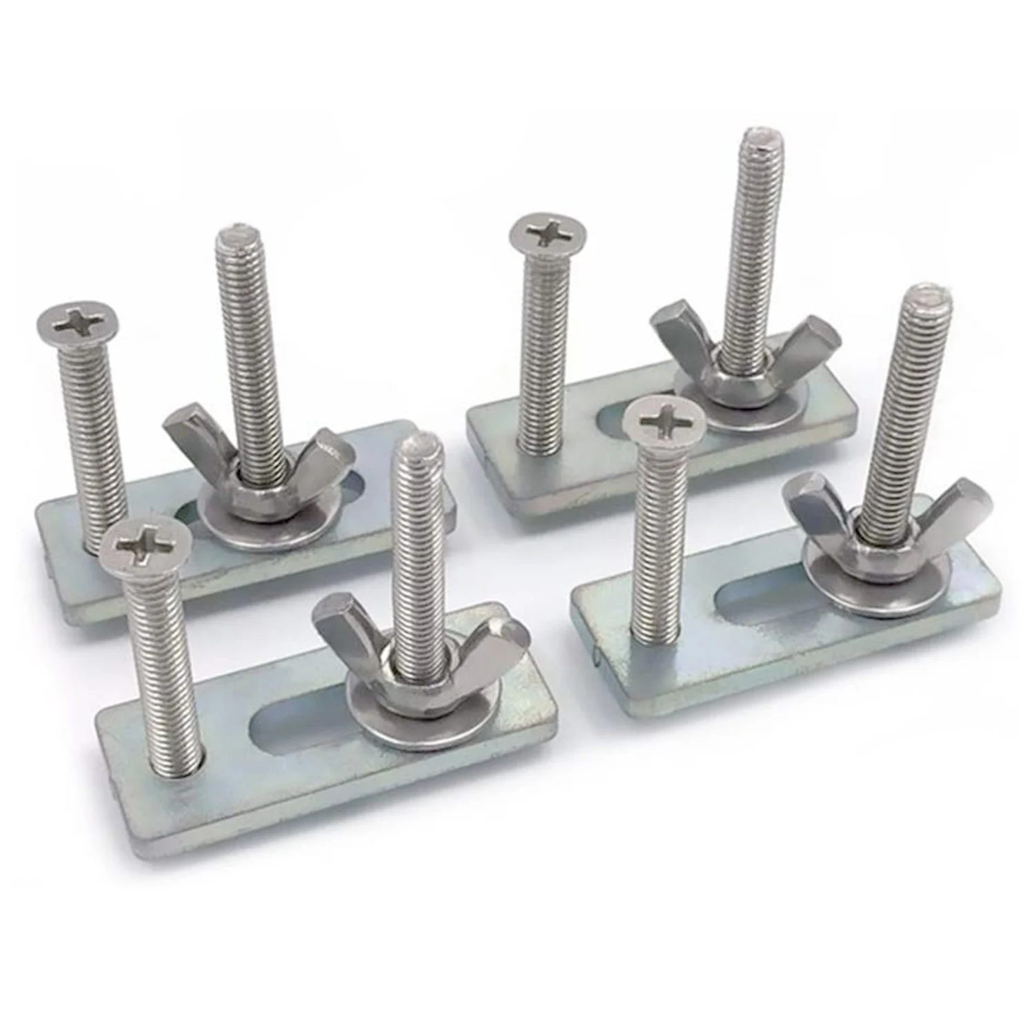 

4Set Engraving Machine Clamp with Iron Perfect Machine Engraving Machine Plate Clamp Fixture for Cnc Engraving Machine