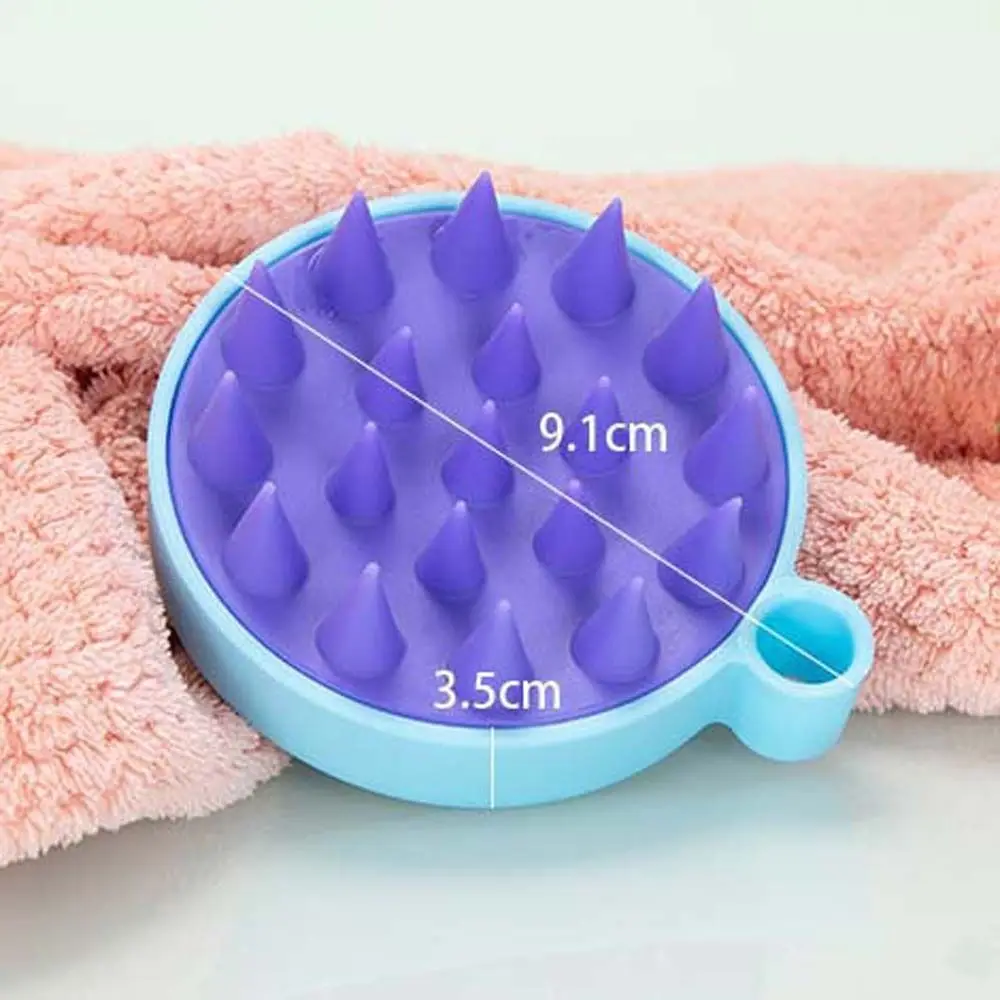 Comfortable Body Brush Head Washing Hair Care Tool Bath SPA Shower Comb Shampoo Brush Scalp Massage Brush Hair Washing Comb