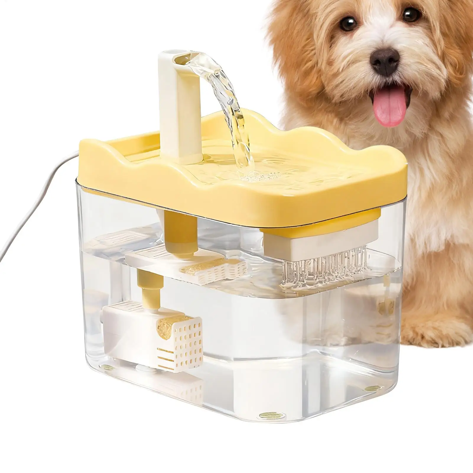 

Фонтан для воды для кошек, 1 л, автоматический диспенсер, интеллектуальное отключение питания, большая емкость, фонтаны для кошек для питья котенка