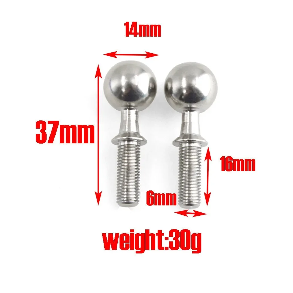 Metal Steel Pivot Ball 6X14X35MM AR330197 ARA330657 For RC CAR ARRMA 1:7 FELONY FIRETEAM MOJAVE 1/8 Kraton TALION TYPHON 6S