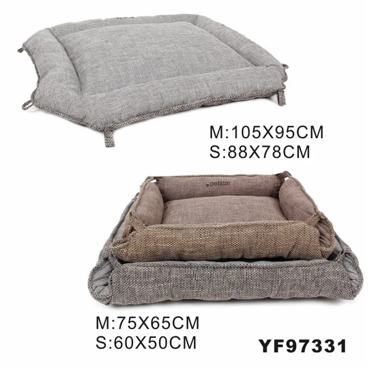 Factory wholesale warm relaxing dog thick line bed