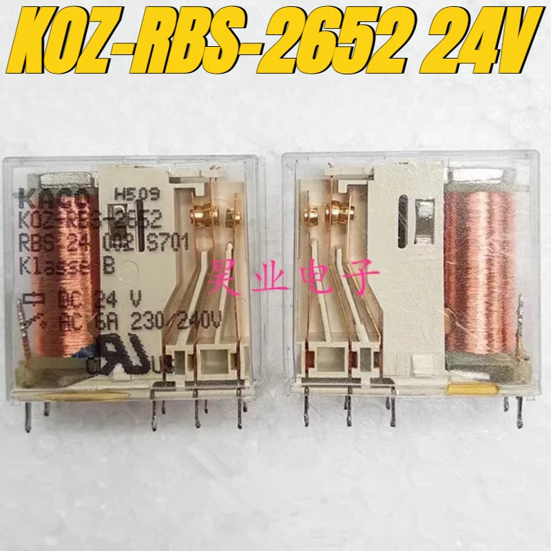 

（Second-hand Original）1pcs/lot 100% original genuine relay:KOZ-RBS-2652 24V KACO 8pins safety relay