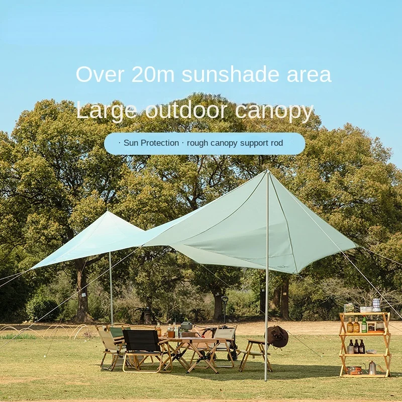 

Outdoor Protection Sunshade Oversized Canopy Camping Tent Light Rain Protection Camping Picnic Sun Shelter Equipment