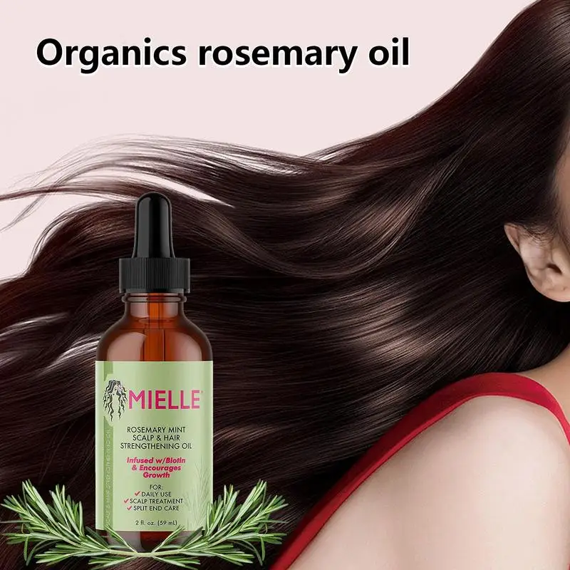 

Rosemary Hair Care Essential Oil Anti-frizz Growth Hairs Fast Black Hair Essential Anti Hairs Loss Strengthens Hair Prevent Hair