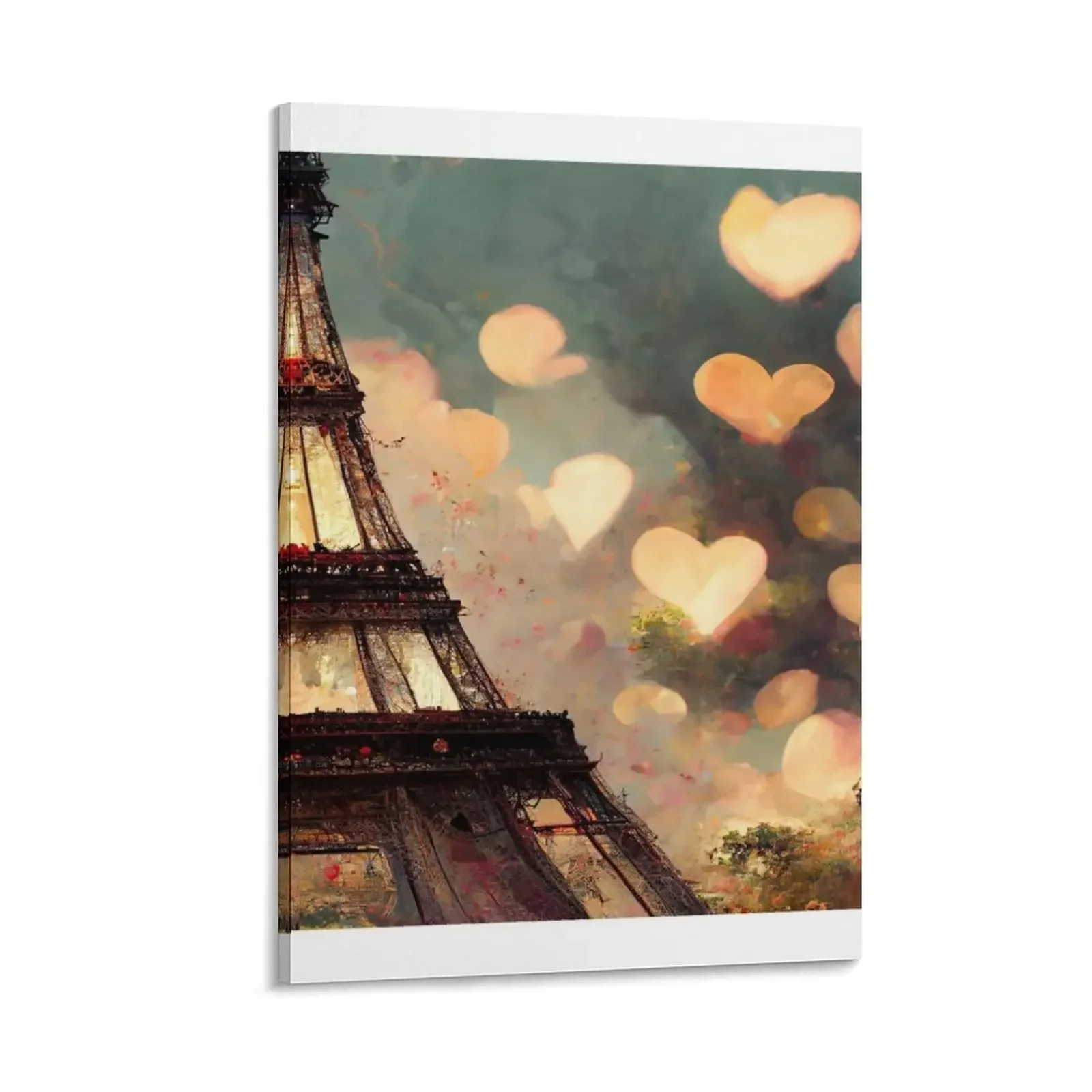 

Eiffel tower From Paris With Love 1 Canvas Painting vintage home decor japanese room decor Wall posters