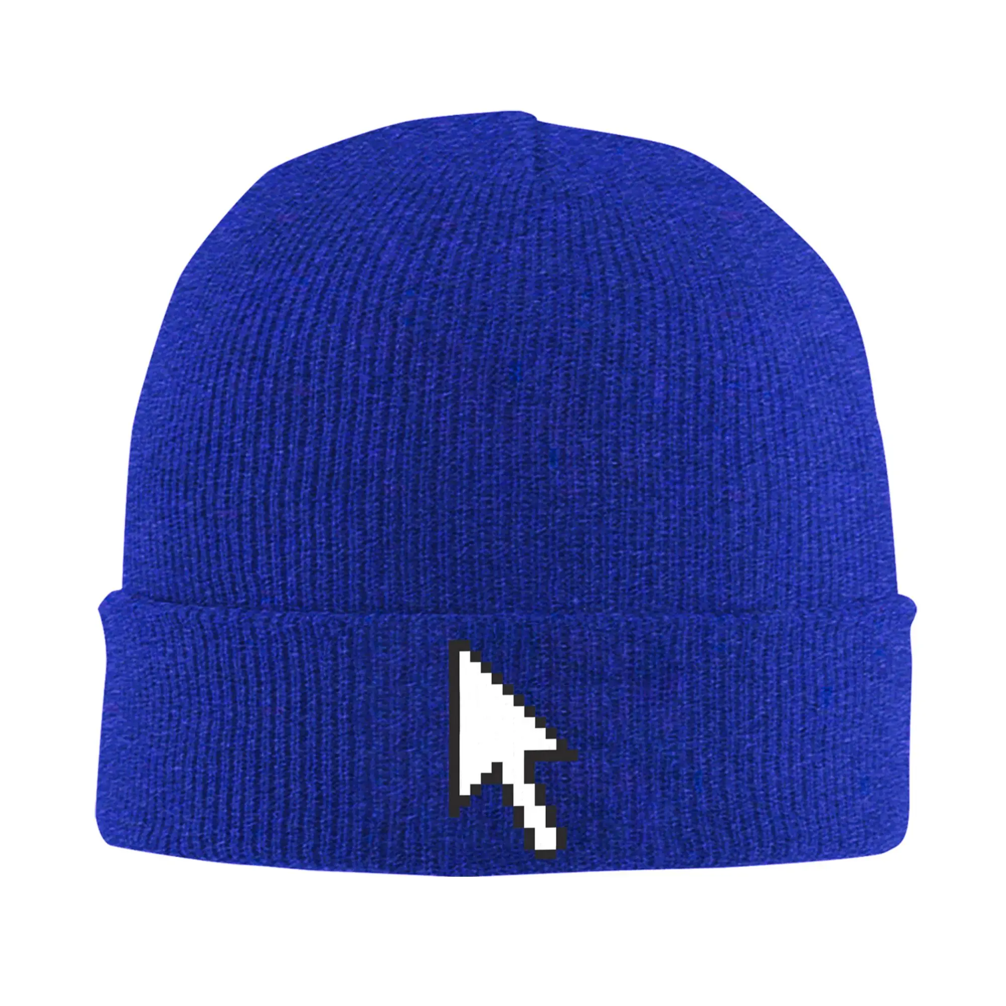 Vintage Mouse Pointer  Accessories Winter Warm Knit Cuff Beanie For Unisex Skull Knitted Hat Cap  Beanies Skullies