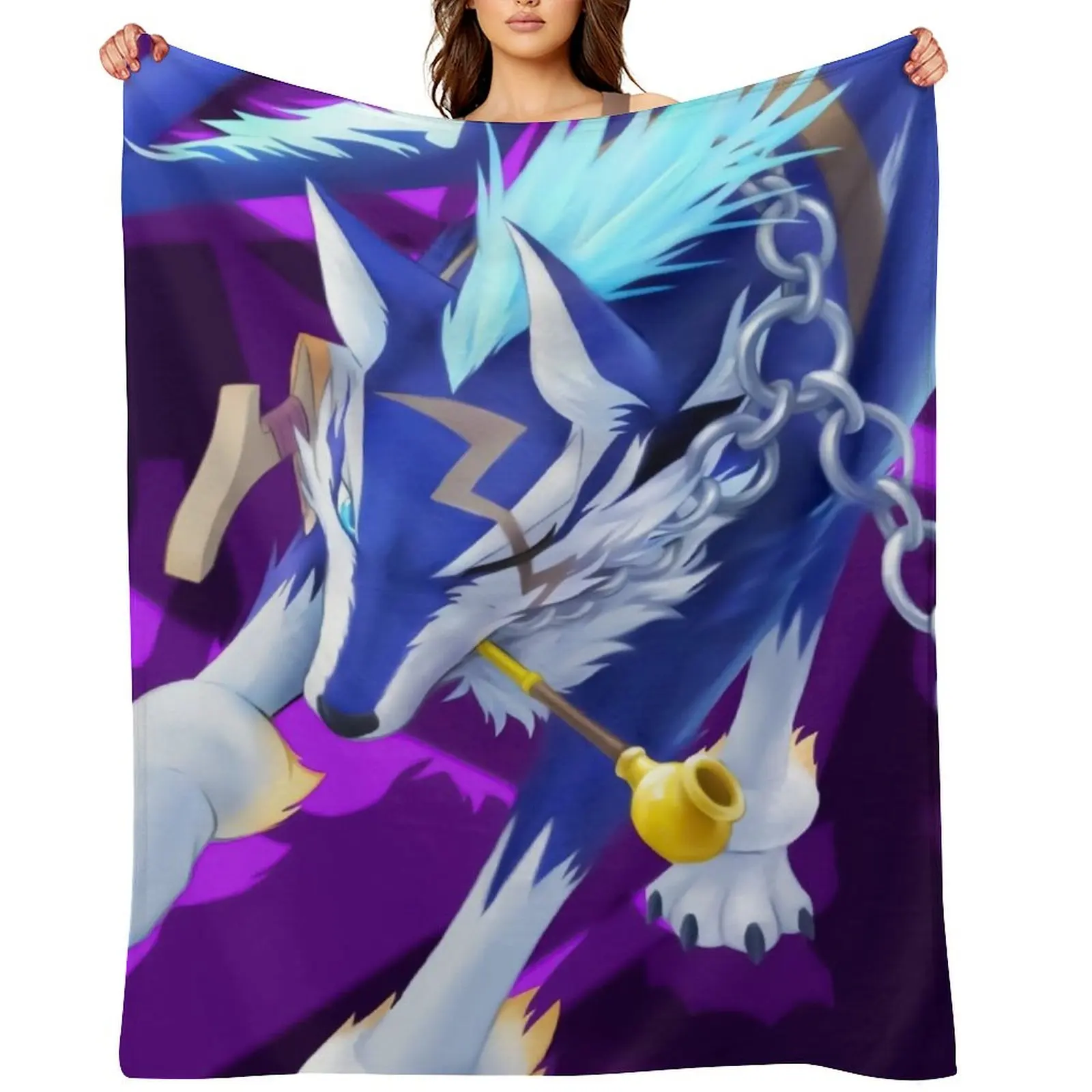 

Repede Tales of Vesperia Painting Anime Throw Blanket Flannels Soft Plush Plaid Beautifuls Custom Blankets