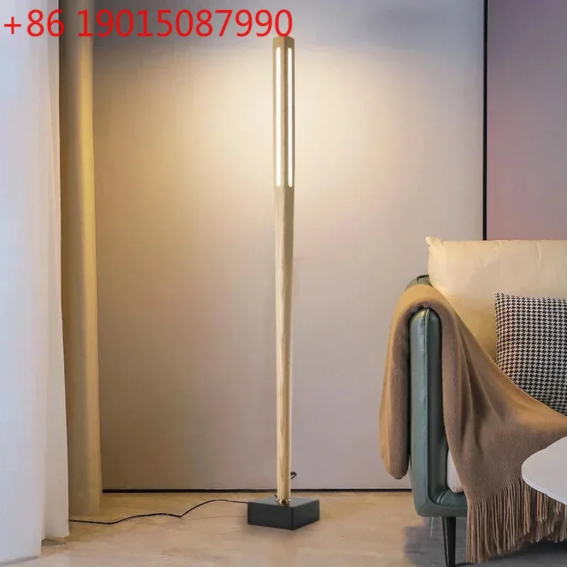 

Вертикальный напольный светильник для спальни, четырехсторонний, в китайском стиле, угловой, для гостиной, прикроватный, светодиодный, атмосферный