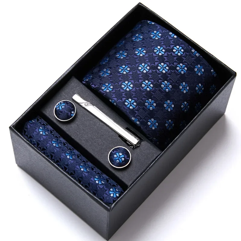 Men\'s tie six sets gift box group tie business formal annual meeting festival office high-end wedding bow  tie