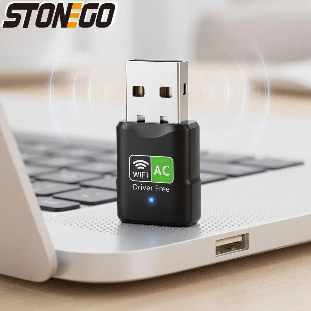 

AC600 USB WiFi Adapter Dual Band 24G 5GHz Mini Wireless Dongle for PC Laptop Compatible with Windows 11 10