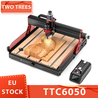 TWO TREES TTC6050 CNC Router Machine, 500W Spindle Motor, 4-Axis, 5000mm/min Speed, Large Engraving Area 600x500x100mm
