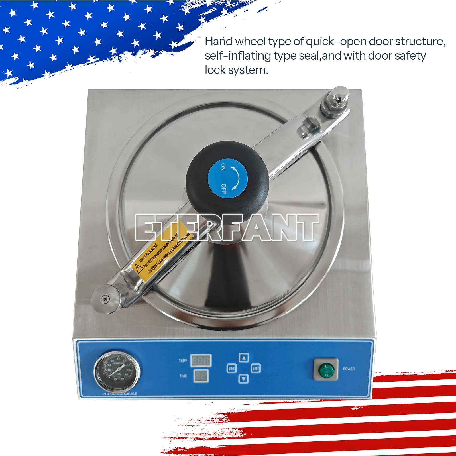 Autoclave verticale sterilizzatore ad alta pressione da 35 litri Display a LED/Autoclave a vapore a pressione verticale da 28 litri Automazione sterilizzatore US