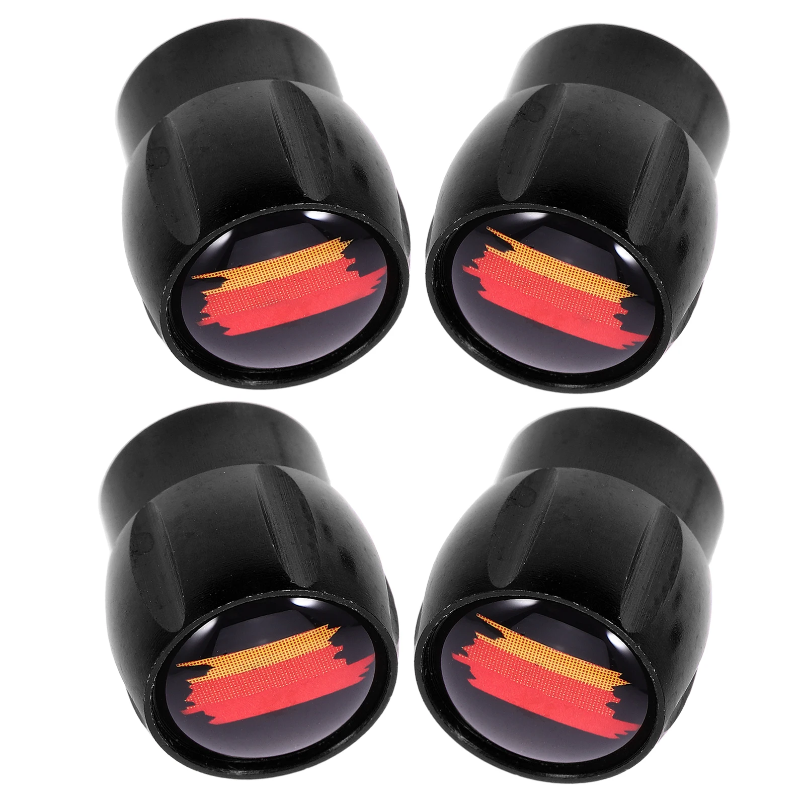 

4 Pcs Tire Valve Caps Aluminum Alloy Car Truck SUV Stem Caps Fits Stylish Protective Easy Installation
