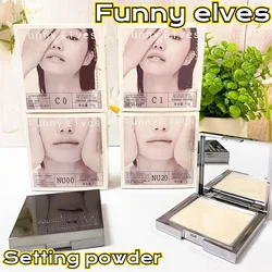Funny Elves Powder Powder Controls Oil, Sets Makeup, and Lasts for Concealer for Dry Oily Skin Without Sticking Powder