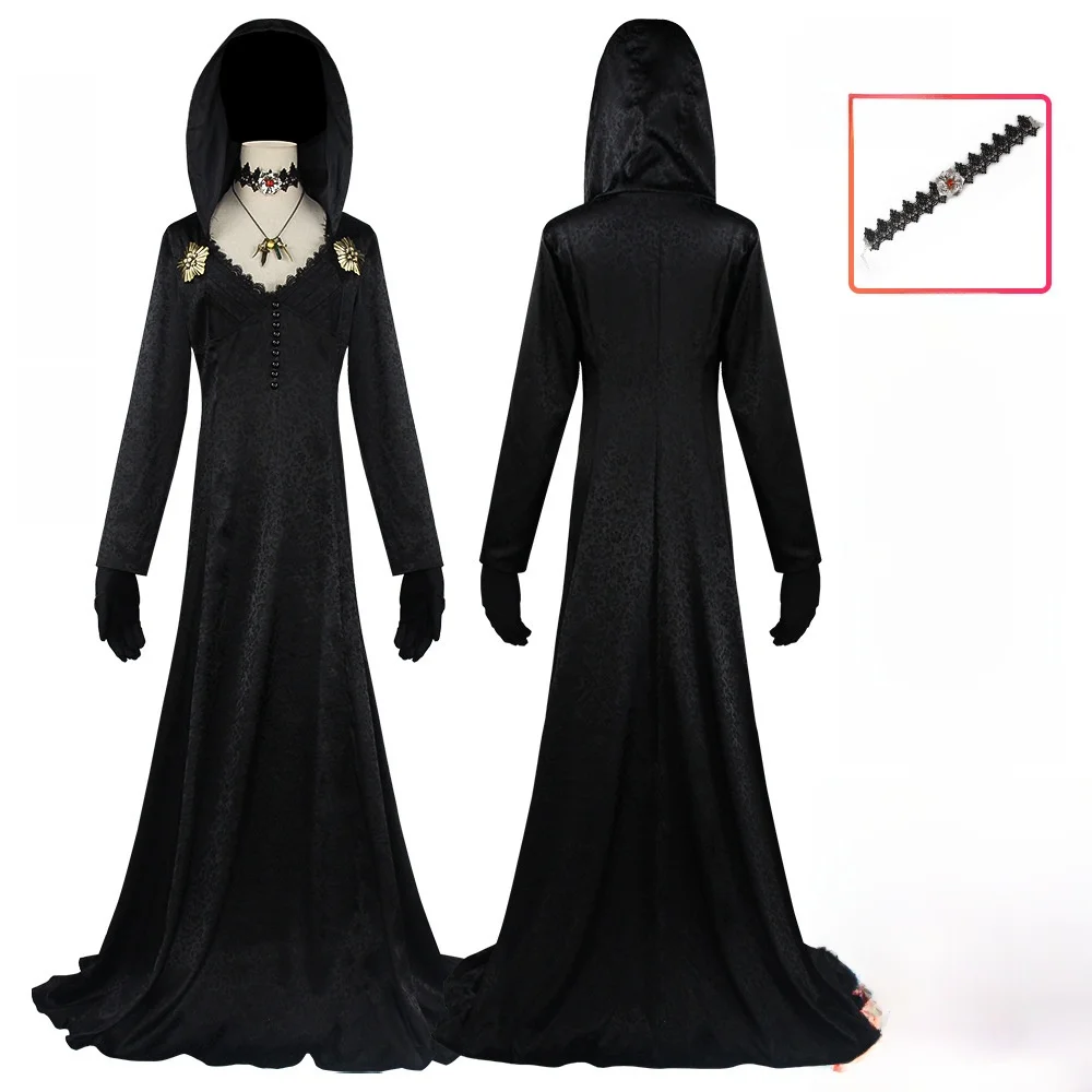 

Bla Long loween Cosplay Dr Women's Village Moth Costume Biohazard 8 Village Women's Long Gown Stage Costume