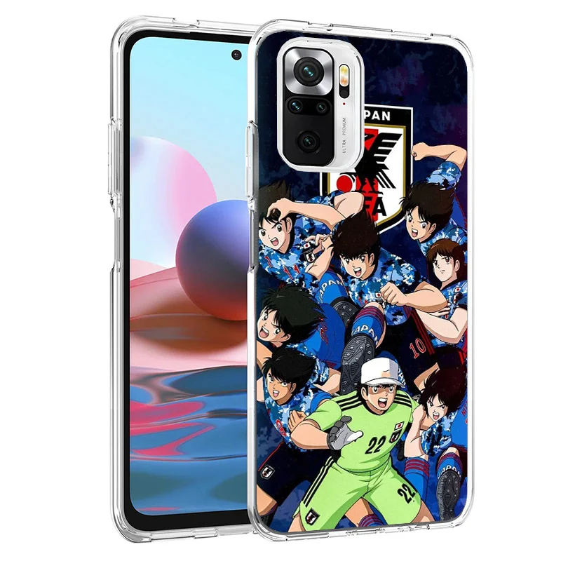 Captain Tsubasa Anime Phone Case For Xiaomi Redmi 12 12C 10 10C 10A 9 9A 9C 9T 8 8A 7 7A 6 Pro 6A K70 K60 K40 K20 S2 Print Cover