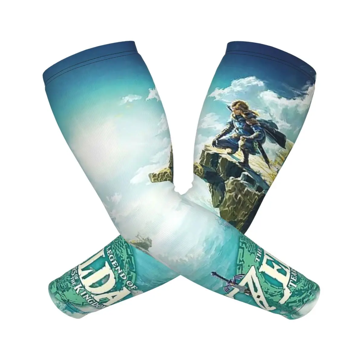 أسطورة Zeldas أكمام أذرع تبريد للرجال والنساء للحماية من الأشعة فوق البنفسجية وتغطية الوشم الرياضية والتبريد وركوب الدراجات