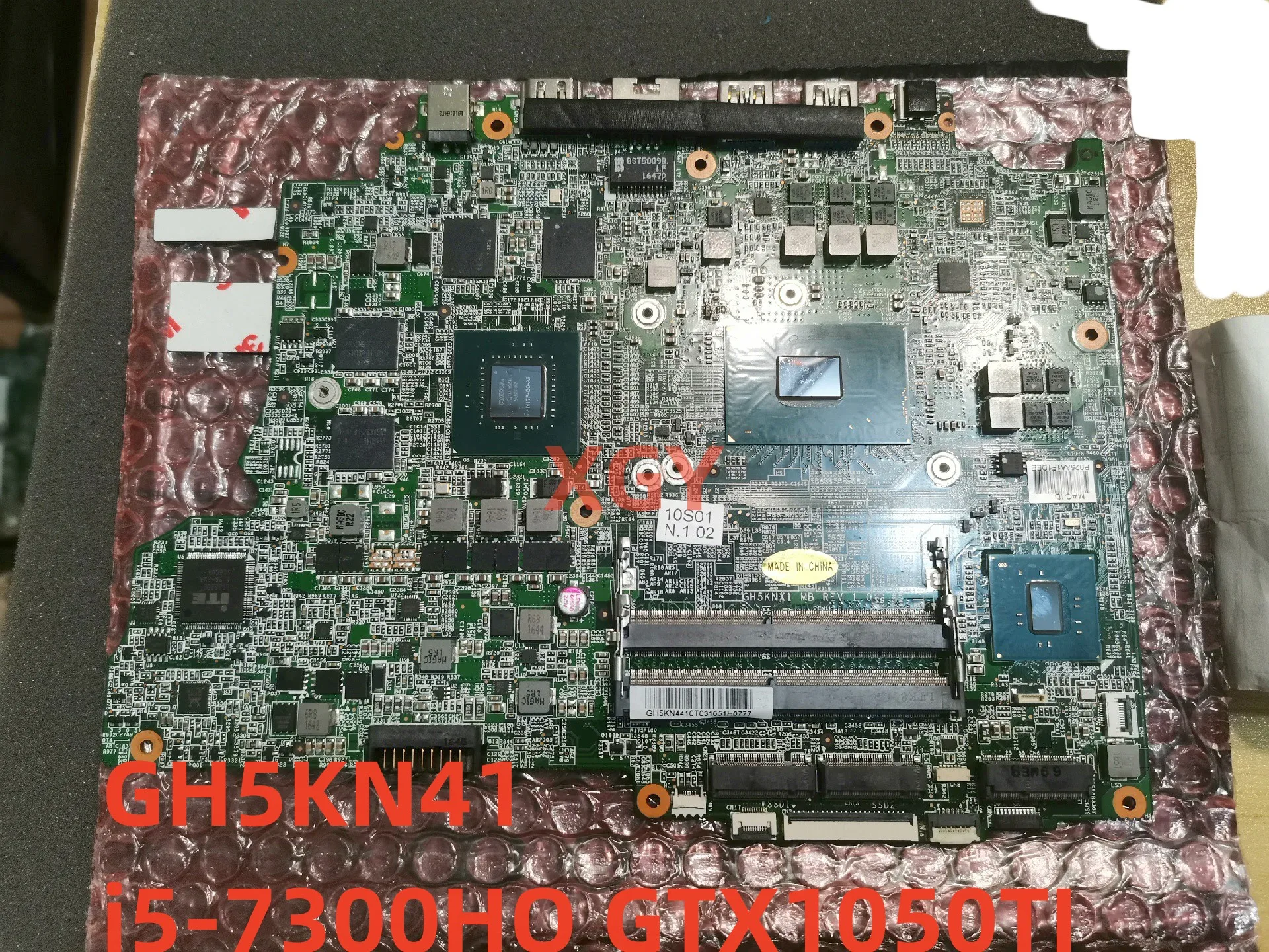 

Original FOR Hasee X6TI-S F117 GH5KN41 Motherboard i5-7300HQ GTX1050TI 100% Test OK