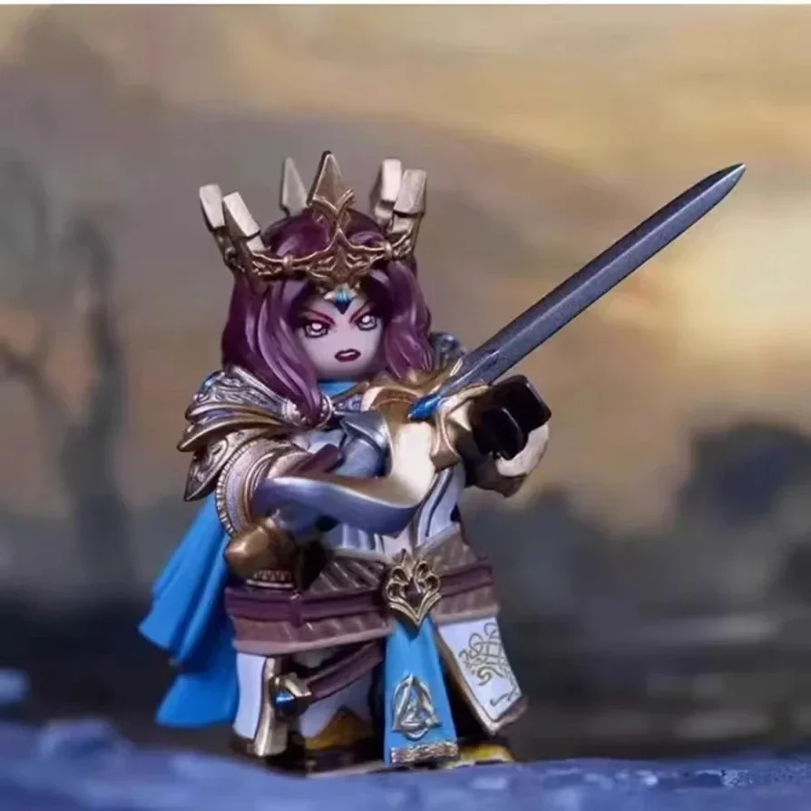 2025 جديد GP201 Lich King القرون الوسطى طاولة مستديرة فرسان بنة أنيمي الطوب عمل الشكل جمع نموذج دمية لعبة الهدايا #5