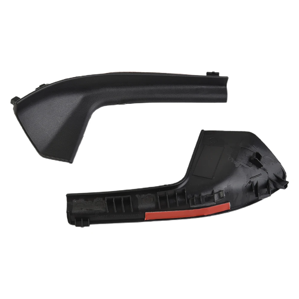 2pcs Front Windshield Lower Corners Outer Grille Cover TPE Black Clip-on For Nissan Tiida 2005 2006 2007 2008 2009 2010