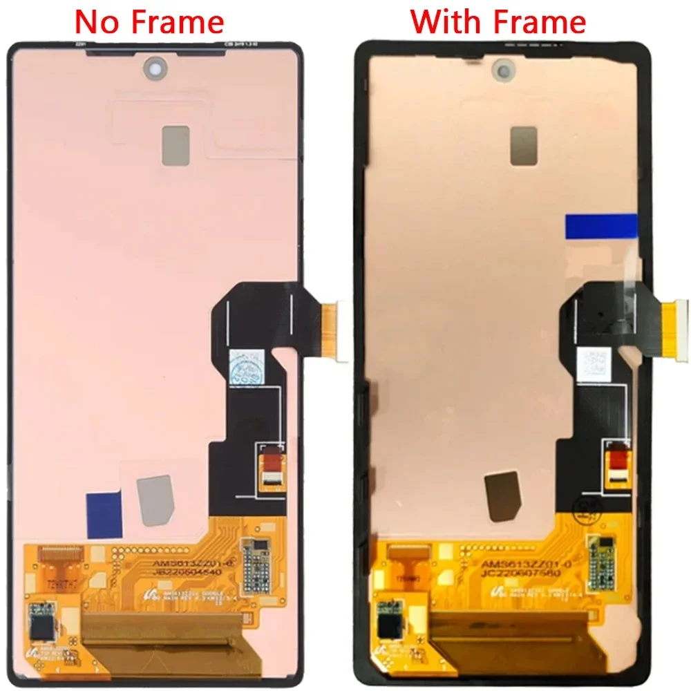 New For Google Pixel 6A Display Original LCD Screen Replacement With Frame Assembly 6.1