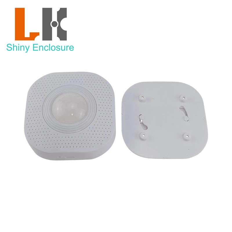 LK-S40  Intelligent Light Sensitive Alarm Enclosure Ceiling Mounted Temperature Humidity Sensor Case Smart Home Box  89x89x30mm