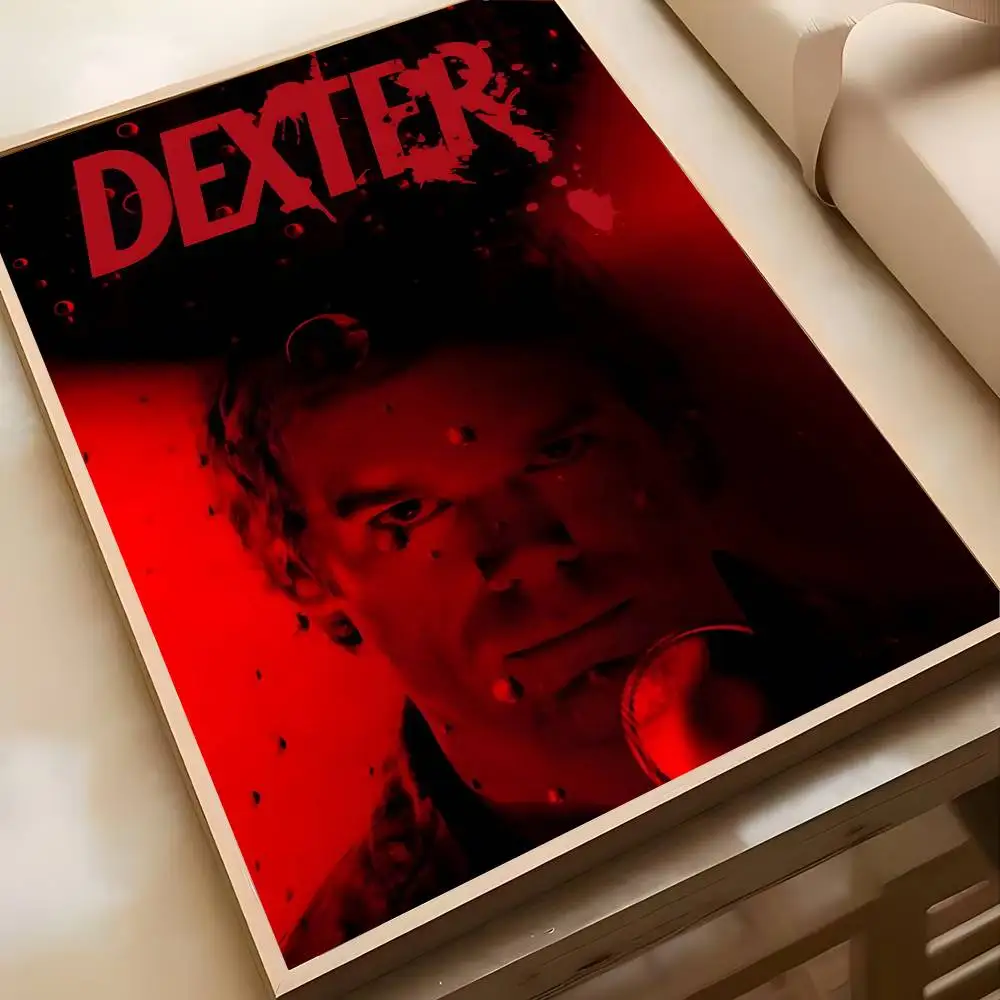 ملصق Dexter Morgan ملصق فني عالي الوضوح ذاتي اللصق مقاوم للماء لتزيين المنزل
