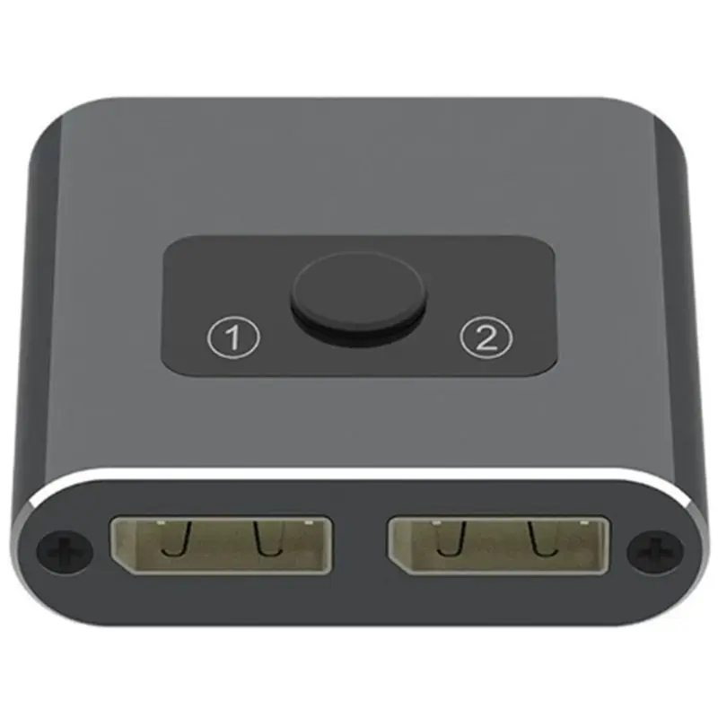 DT21 -compatible Switch Splitter 2 Port Bi-Directional, 4K Ultra HD 1 in 2 Out 2 in 1 Out, No External Power Needed