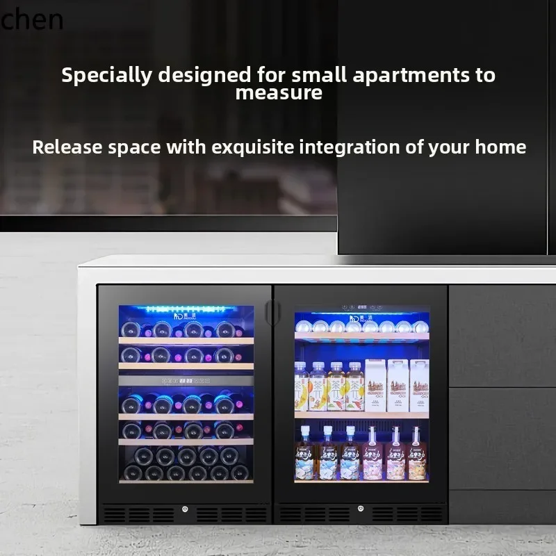 

BG.ultra-thin red wine temperature wine cabinet silent first-class energy-saving household air-cooled frost-free ice bar