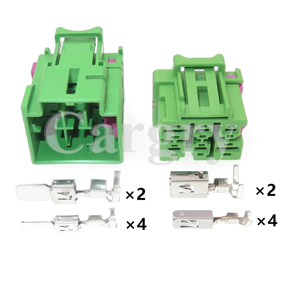 1 Set 6P 4F0937741F 4F0937731 AC Assembly Car Large Current Wire Harness Socket Auto Plastic Housing Composite Connectors