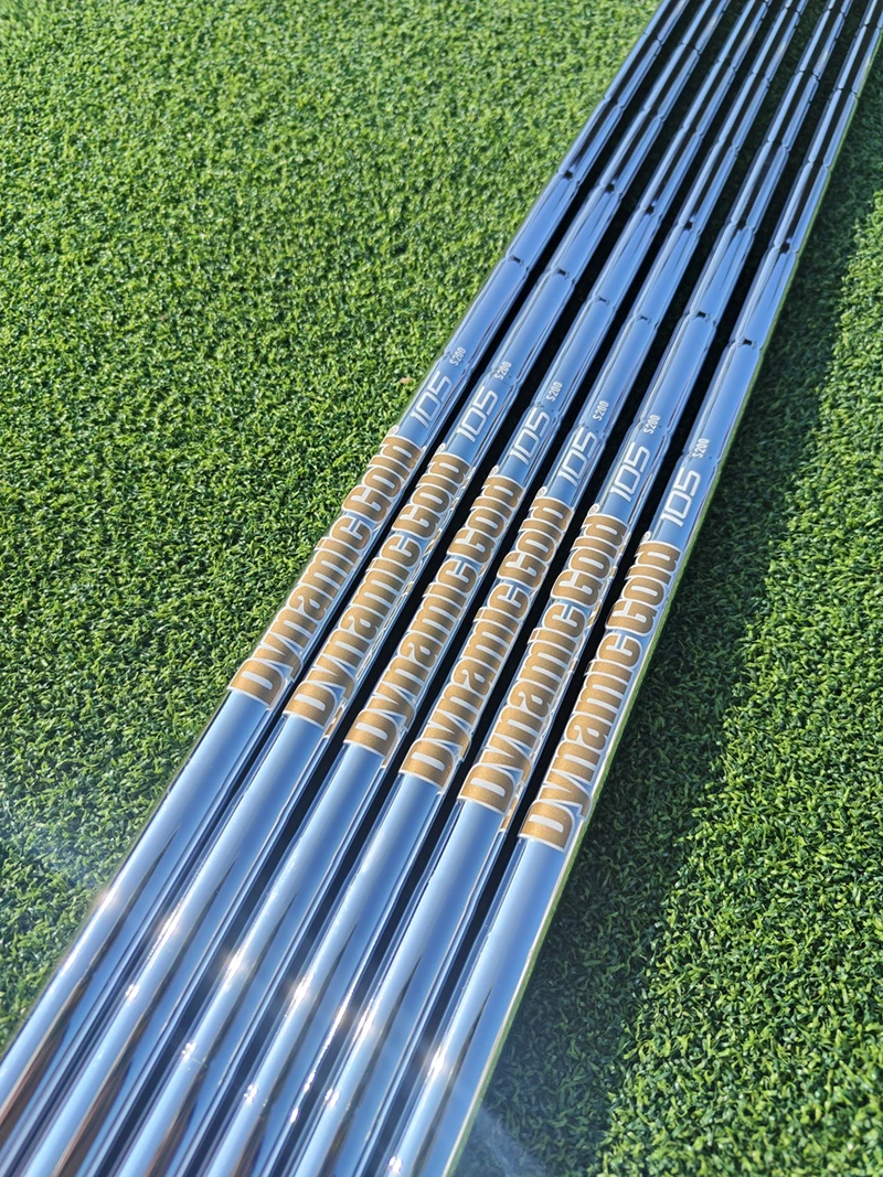 Zupełnie nowe kije golfowe 10 SZTUK DYNAMIC GOLD 105 S200 Wał stalowy 0.370 S200 DYNAMIC GOLD 105 Wał stalowy do żelazek