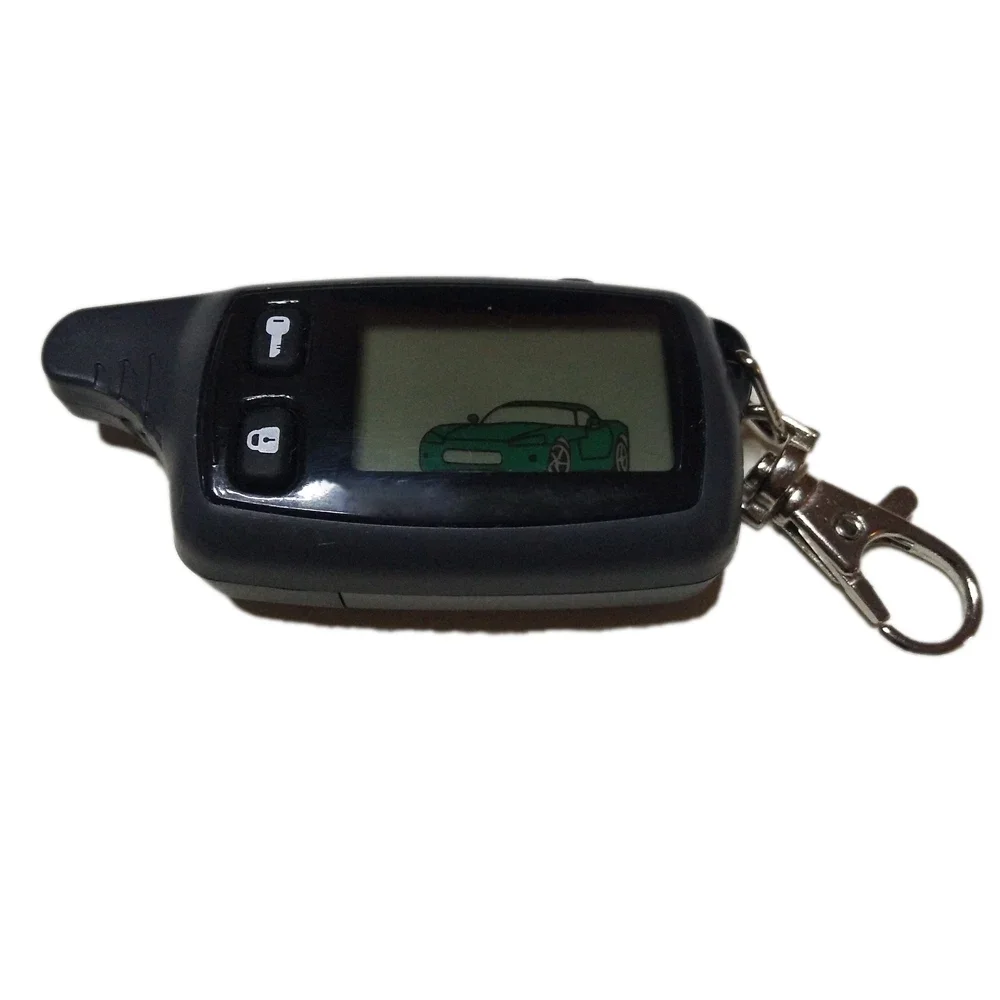 TW 9010 LCD Remote Control Keychain Key Fob For TOMAHAWK TW9010 Two-Way Car Alarm System