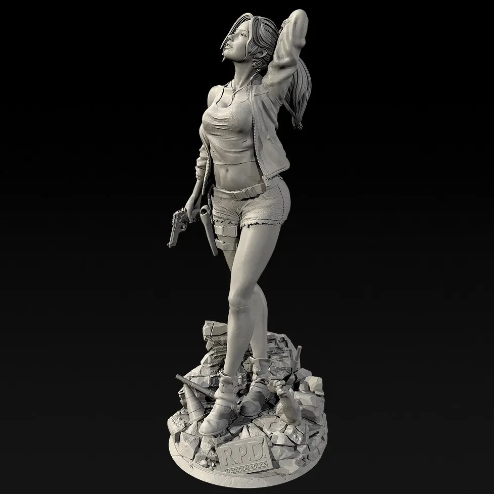 The height of man 38mm 50mm 75mm Resin model beauty kit self painted and assembled TD-7871/3D