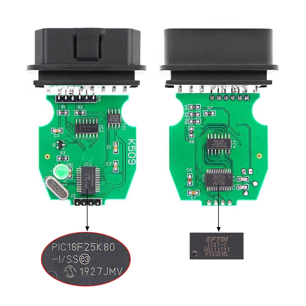 Commander 1.4 VAG K + CAN Con FT232RL PIC18F25K80 Cavo Chip per VW/AUDI OBD2 Strumenti Diagnostici OBDII Scanner Accessori Auto