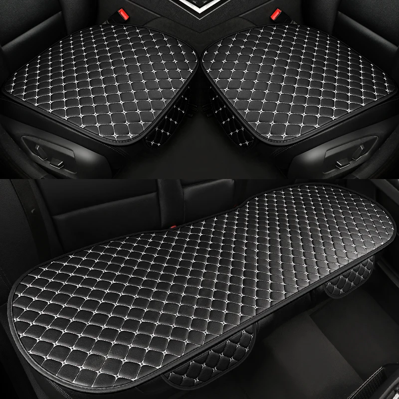 وسادة مقعد عالمية مريحة من نابي فور سيزونز، وسادة مقعد السيارة، مطرزة على شكل نجمة، صف خلفي مضاد للانزلاق، خمسة مقاعد #6