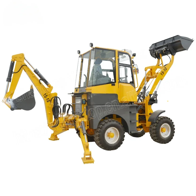 Mini Tractor Front End Compact Backhoe Loader with Excavator for Sale