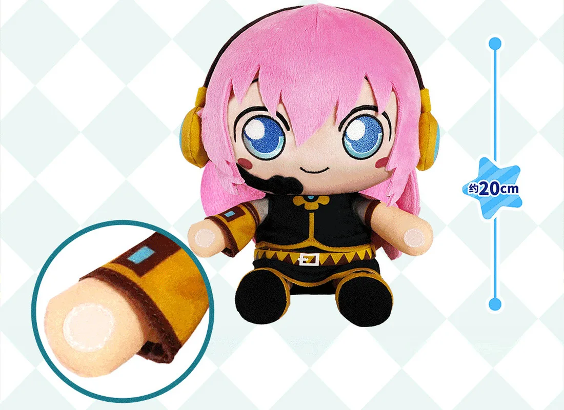 20cm originale Anime Hatsune Miku peluche Kwayi giocattoli Fufu Kagamine Len Kagamine Rin Megurine vivian Soft Filled Dolls cuscino regalo