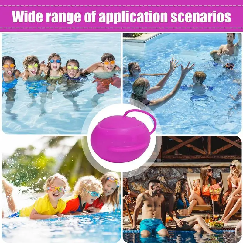 Reusable Water Balloons For Kids Reusable Water Bombs Siliconewater Balloons Outdoor Toys Refillable Fun Balls For Swimming Pool