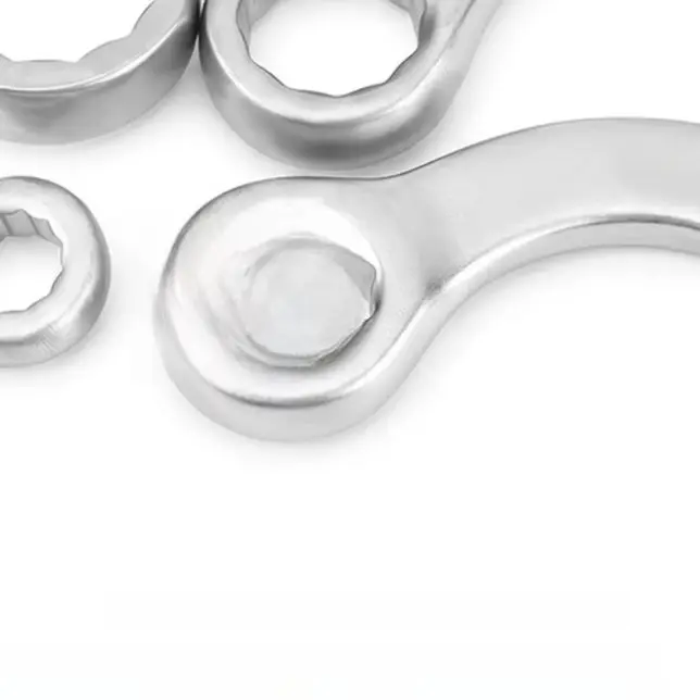 1Set C-shaped Socket Wrenches High Carbon Steel Rust Resistant Double Head C-Type Wrench Set 8-22mm Wrench Hand Tool Parts