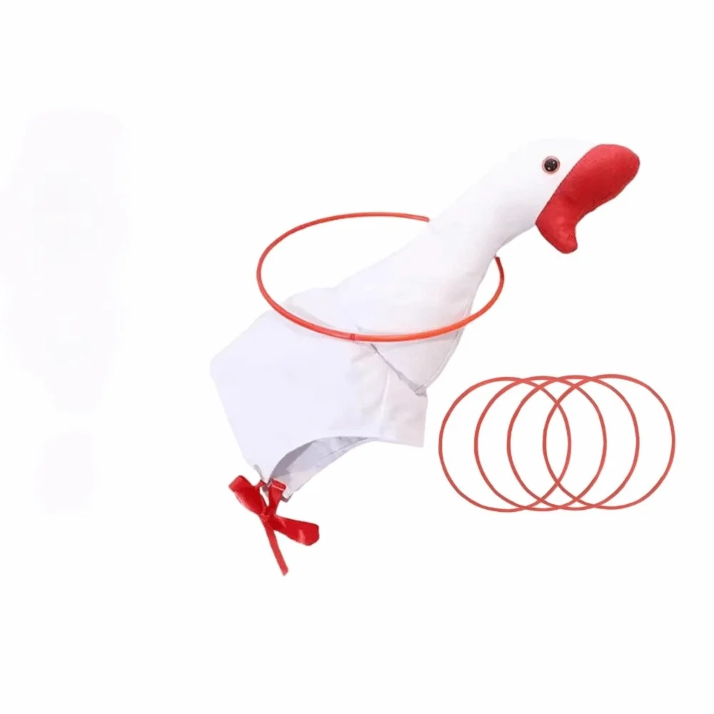 Chapeau de costume d'oie en forme mignonne, accessoire de tête amusant pour déguisement, style amusant, pour événement d'Halloween