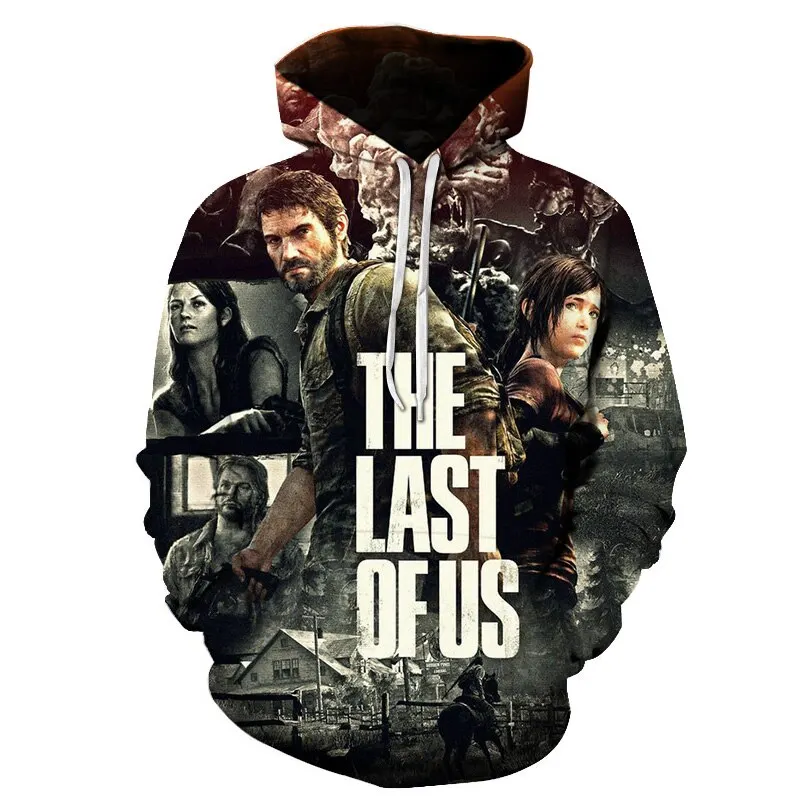 The Last of Us Hoodies Game 3D Print Streetwear Men Women Casual Sweatshirts Oversized Hoodie Kids Pullovers Tracksuits Clothing