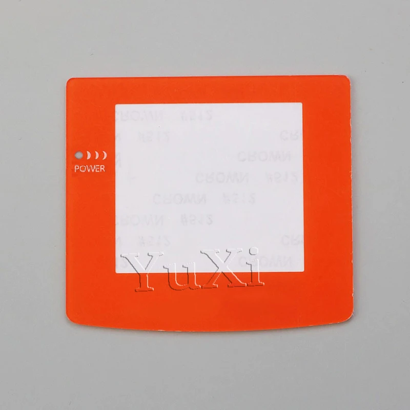 YuXi-Protector de lente para GBC, cubierta de lente de pantalla de repuesto, pantalla de plástico DMG, espejo, Panel de plástico resistente a los arañazos, 1 unidad