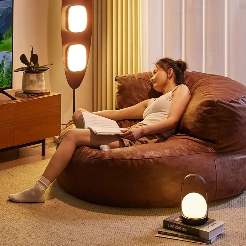 Tatami living room retro balcony human kennel small sofa chair y