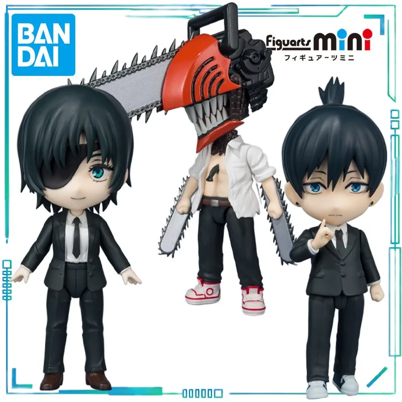 

BANDAI Genuine Figuarts Mini Series Regular Version 117 Chainsaw Man and 118 Early Sichuan Autumn Japanese Figurines Collect