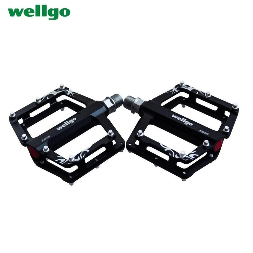 Wellgo Kb009 Road BMX Mountain Bicycle Pedals Ultralight Aluminum AlloyBike Pedal MTB Parts Bicycle Accessories