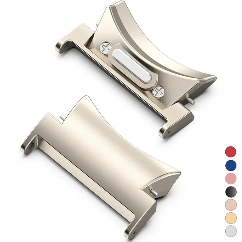 Anschluss für Samsung Galaxy Watch 7 6 5 4 40 44 mm Quick Fit für Galaxy Watch6 4Classic 42 46 43 47 mm Edelstahl-Adapter